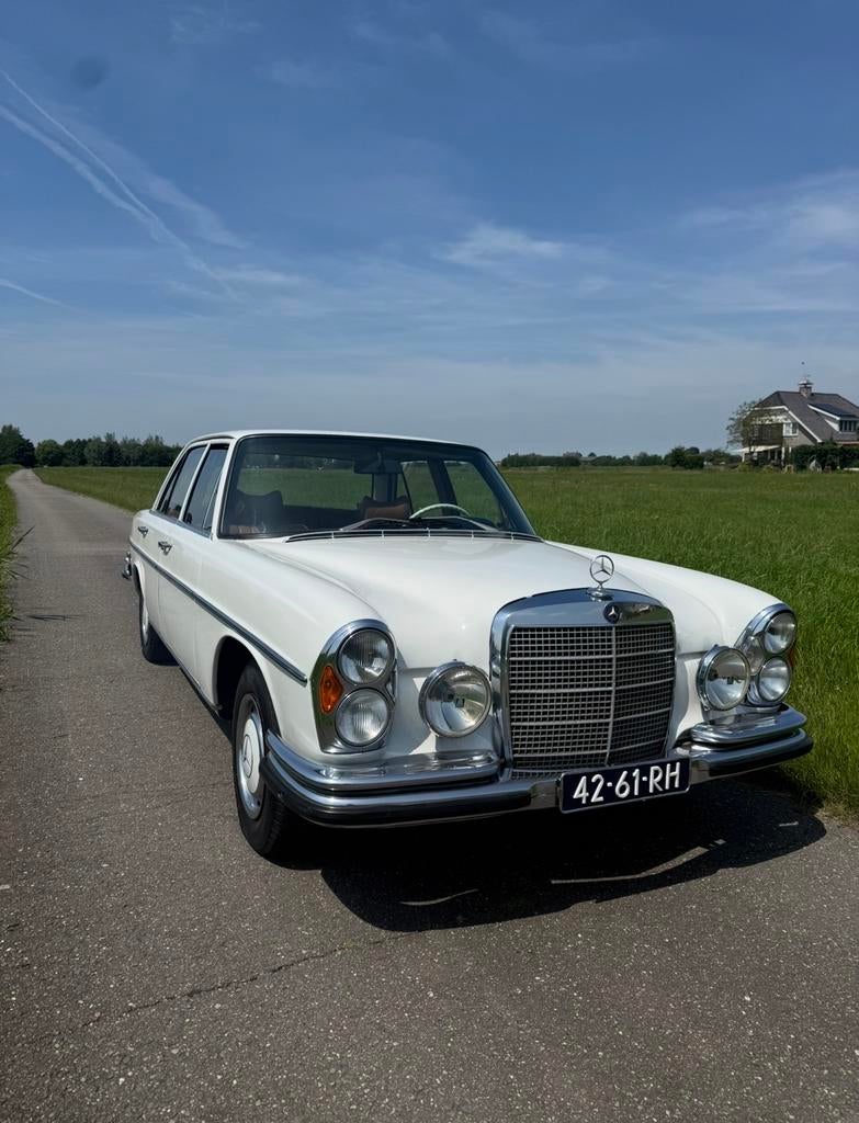 Mercedes-Benz 280 SE AUT 1971 Wit, Automaat, Wit, Origineel Nederlands, Bedrijf