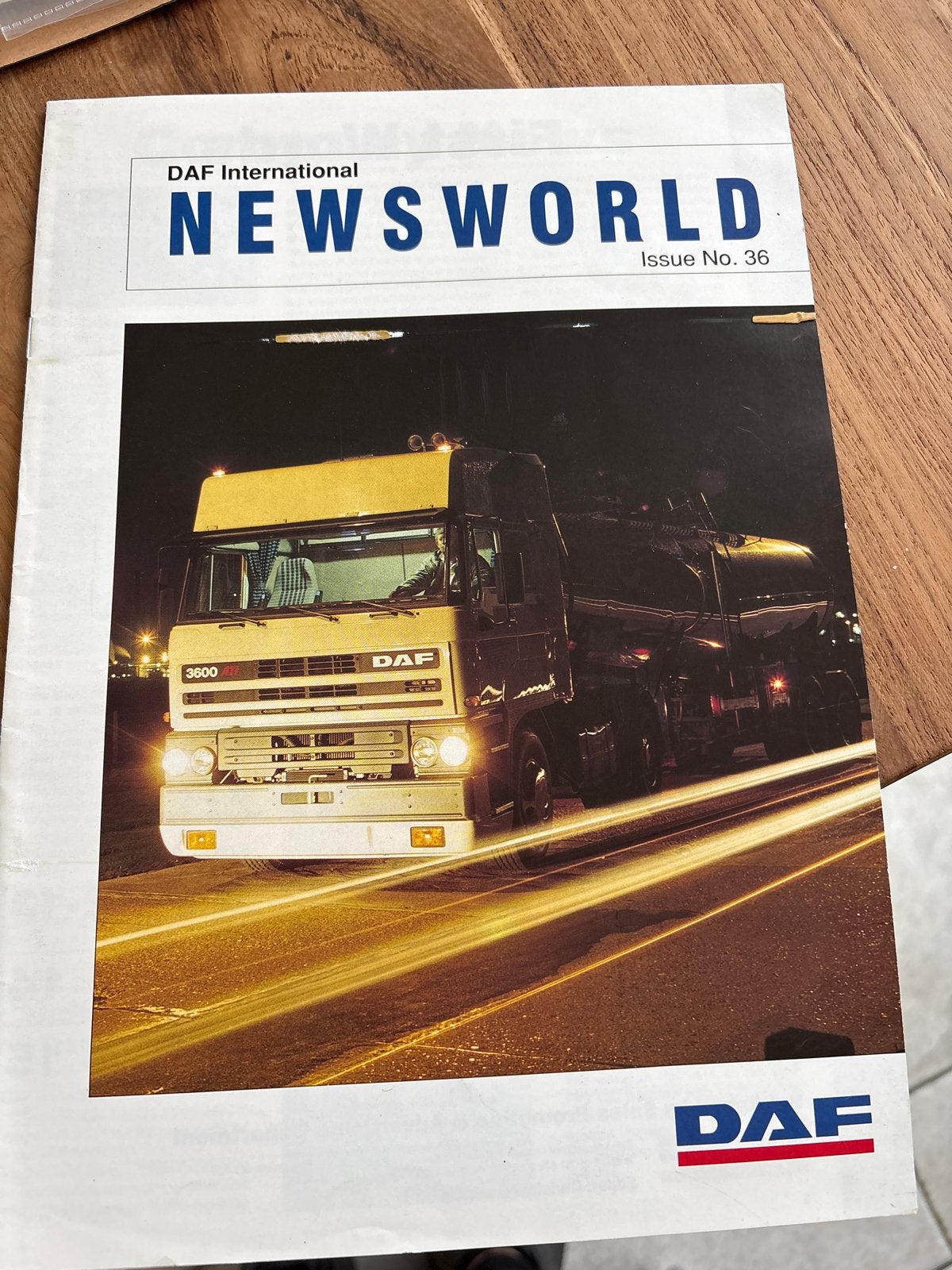DAF International Newsworld Issue No. 36 - 1991, Ophalen of Verzenden, Gelezen, Overige merken