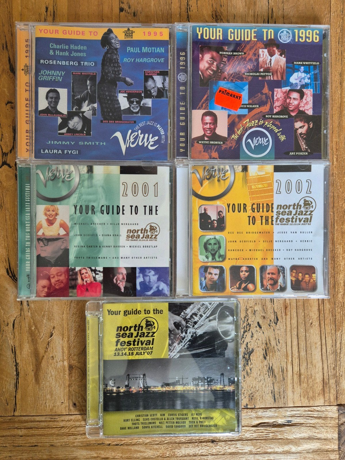 Your guide to the North sea jazz festival - 5 cd's - 1€ pst, Ophalen of Verzenden, Gebruikt