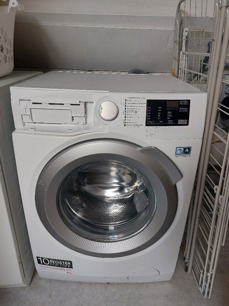 Wasmachine, Ophalen, Gebruikt, 85 tot 90 cm, 1200 tot 1600 toeren
