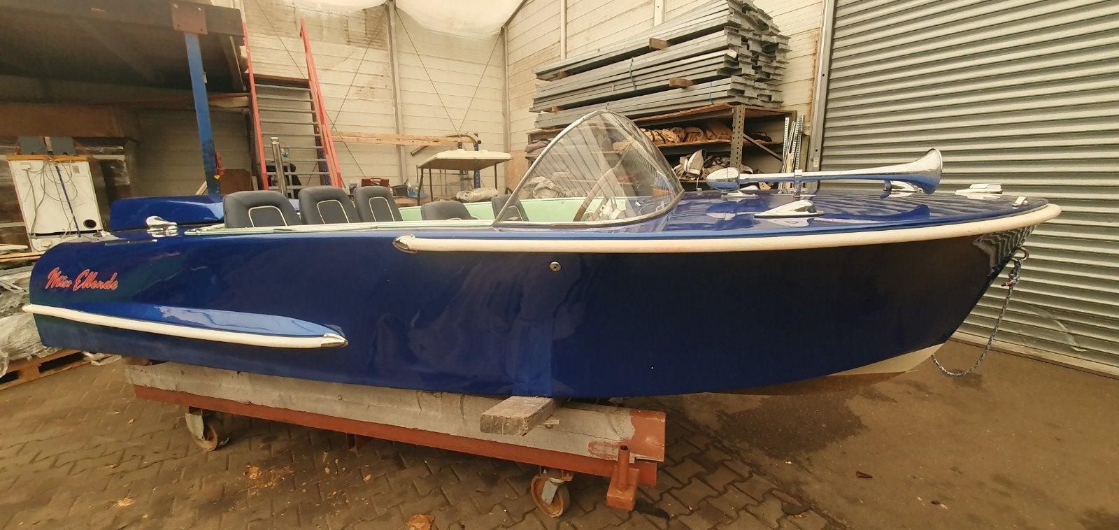 Unieke jaren '60 boot met Volvo Penta 80 pk en trailer, Ophalen of Verzenden, Trailer