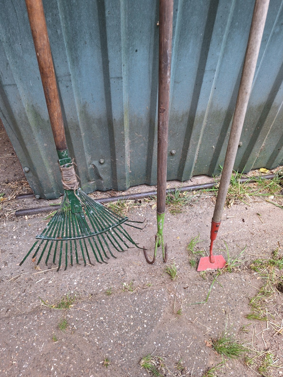 Tuingereedschap, Ophalen, Gebruikt