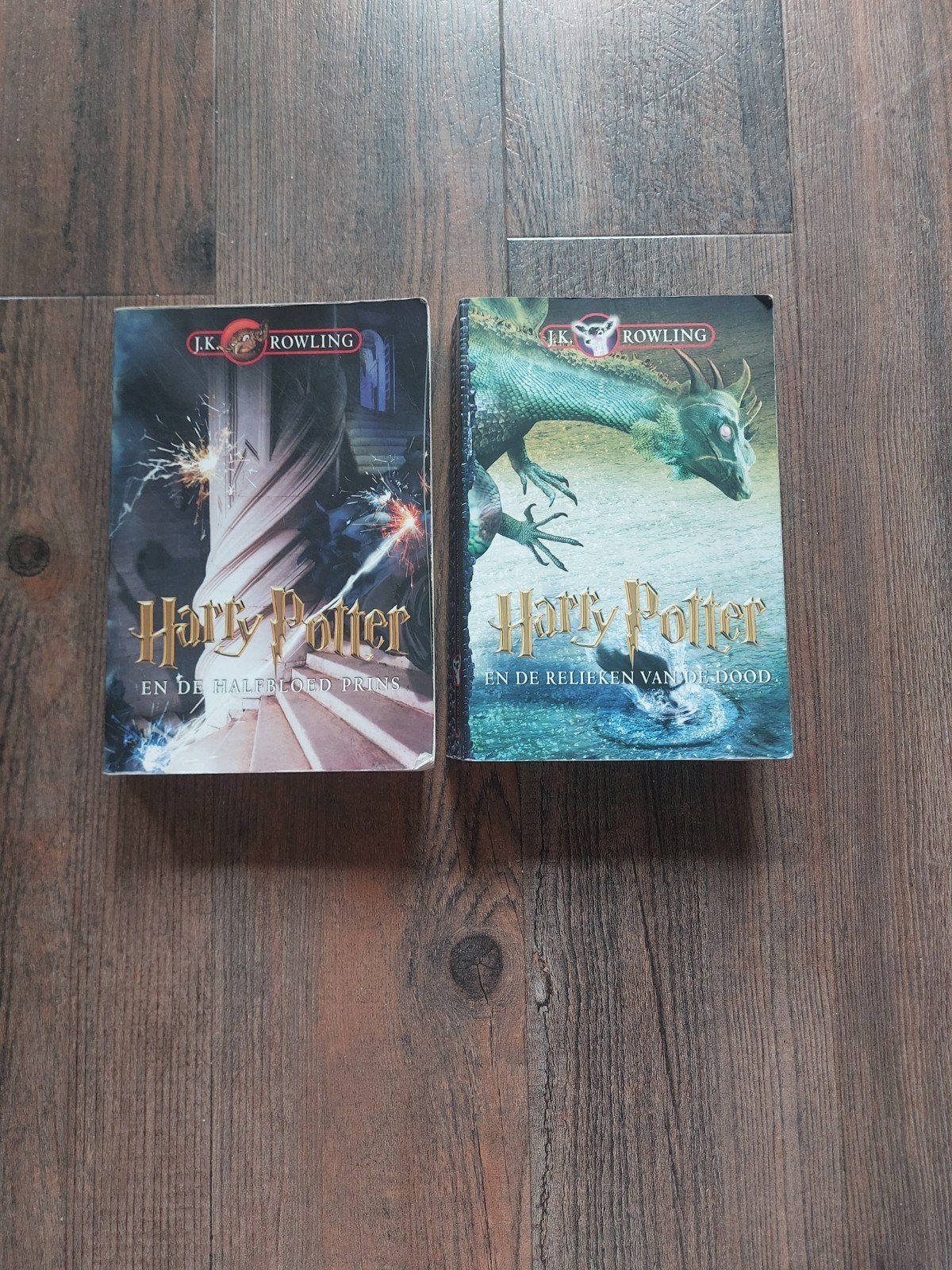 Harry Potter en de relieken van de dood en de halfbloed prin, Verzamelen, Harry Potter, Ophalen of Verzenden, Zo goed als nieuw