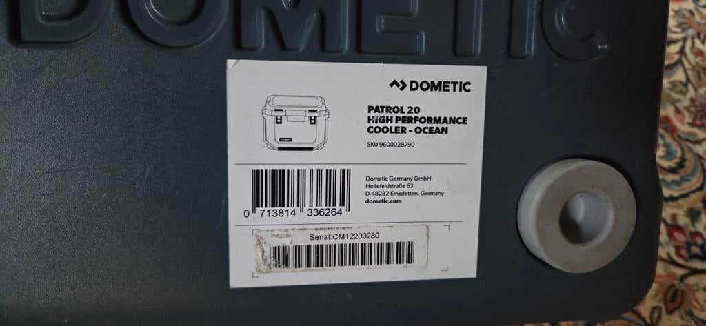 Dometic Patrol 20 High Performance Koelbox - Ocean, Caravans en Kamperen, Koelboxen, Ophalen, Zo goed als nieuw, Koelbox, Koelelement