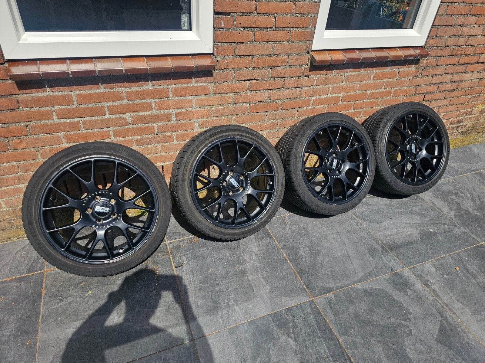 BBS Motorsport velgen 5x112 et47 volkswagen seat audi, Auto-onderdelen, Banden en Velgen, Ophalen, 18 inch, Gebruikt, Banden en Velgen