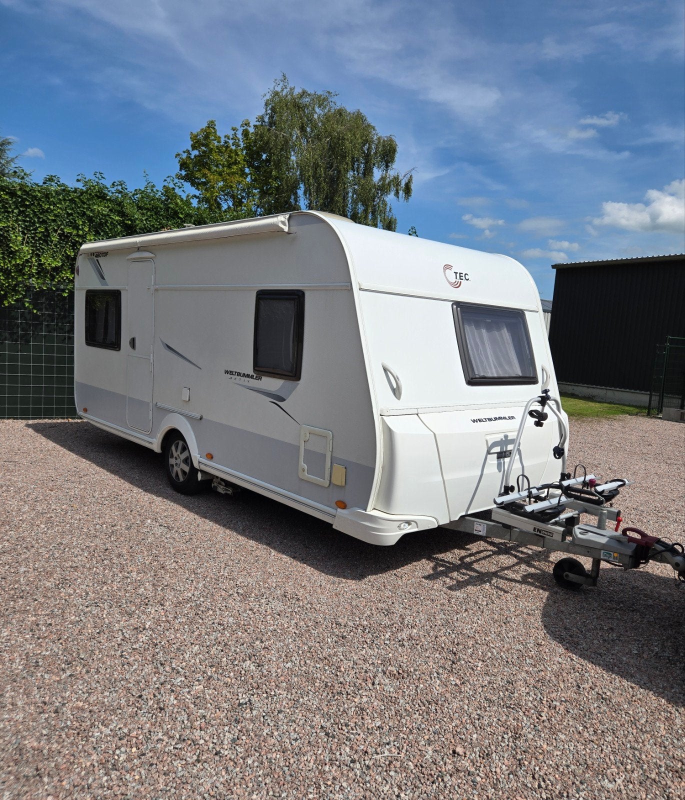 TEC Weltbummler 460TDF Caravan met Rondzit en Vast Bed, Caravans en Kamperen, Caravans, Vast bed, Rondzit, Particulier, Tot en met 4