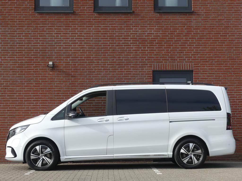 Mercedes-Benz EQV 300 L2 90kWh AMG Dubbel Cabine Luchtvering, Gebruikt, Wit, 204 pk, Geïmporteerd