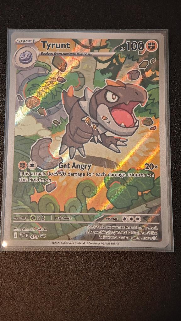 Tyrunt (MEP 070) Promo Card 070 Perfect Order Near Mint EN, Ophalen of Verzenden, Nieuw, Losse kaart, Foil