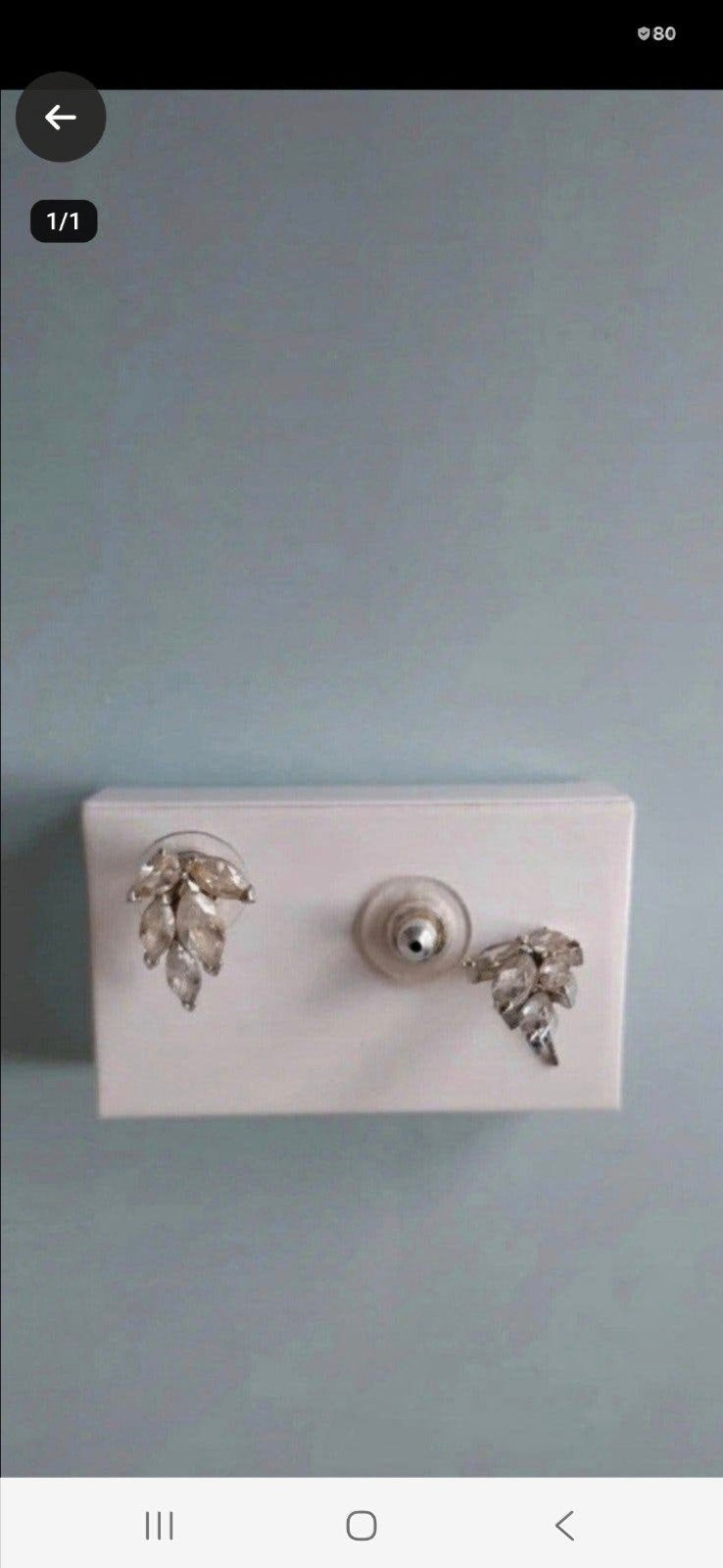 swarovski😊oorbellen, Ophalen of Verzenden, Zo goed als nieuw, Knopjes of Stekers