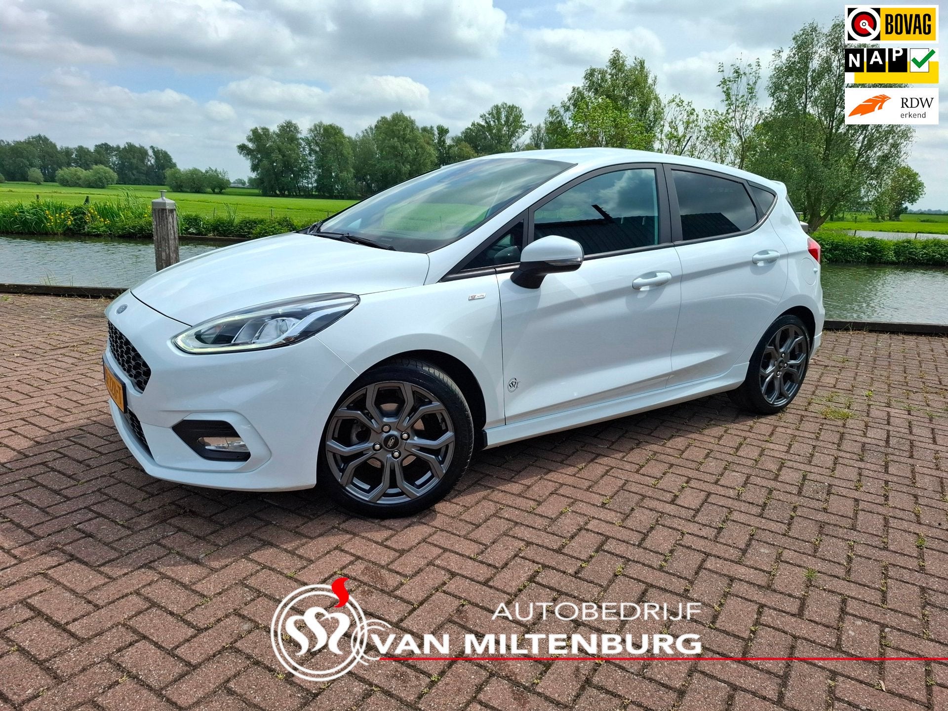Ford Fiesta 1.0 EcoBoost ST-Line Clima Navi Cruise PDC, Voorwielaandrijving, Stof, Gebruikt, Automatische klimaatregeling