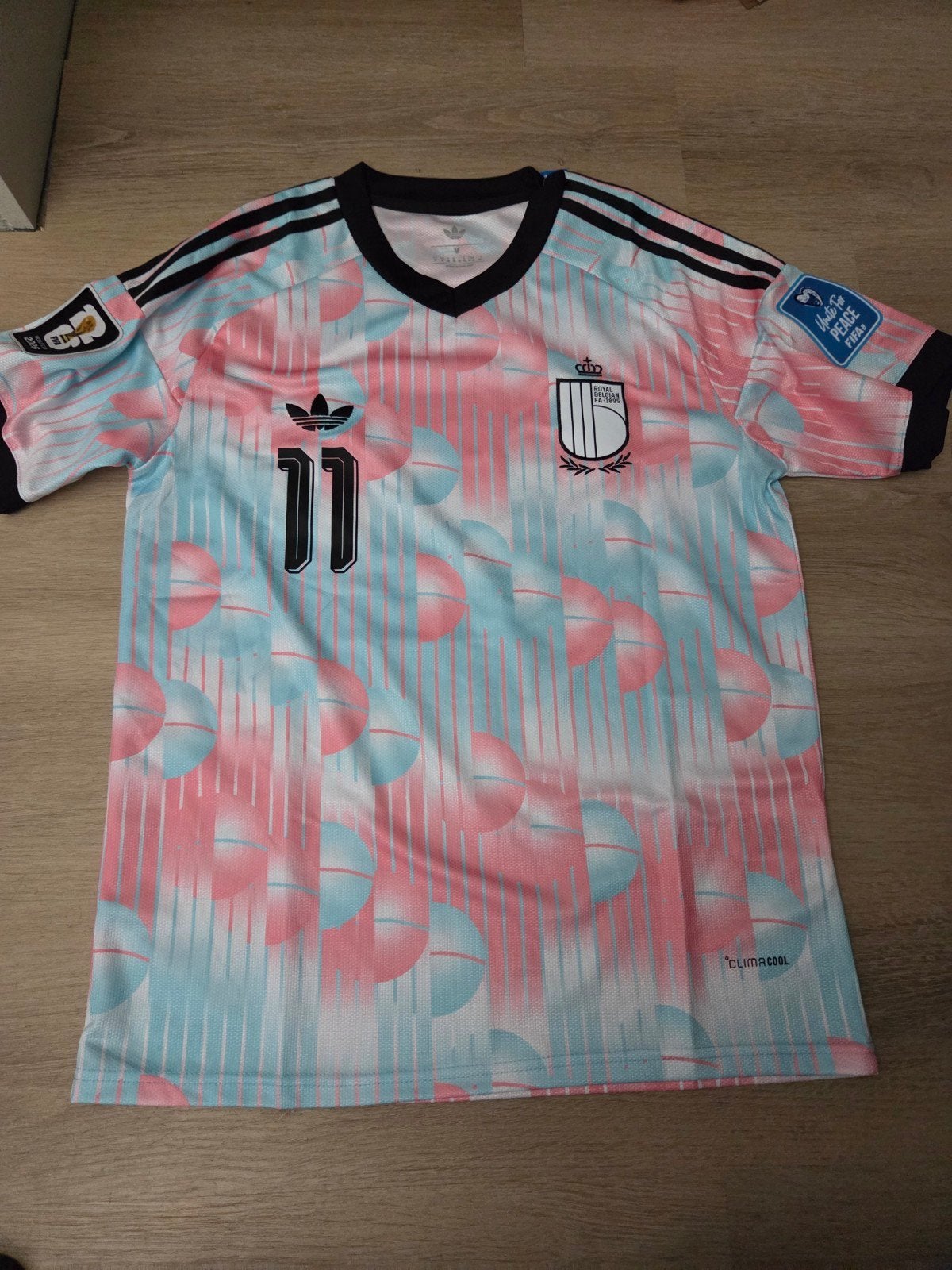 WK Shirt België Jeremy Doku 11 maat M, Maat M, Ophalen of Verzenden, Nieuw, Shirt