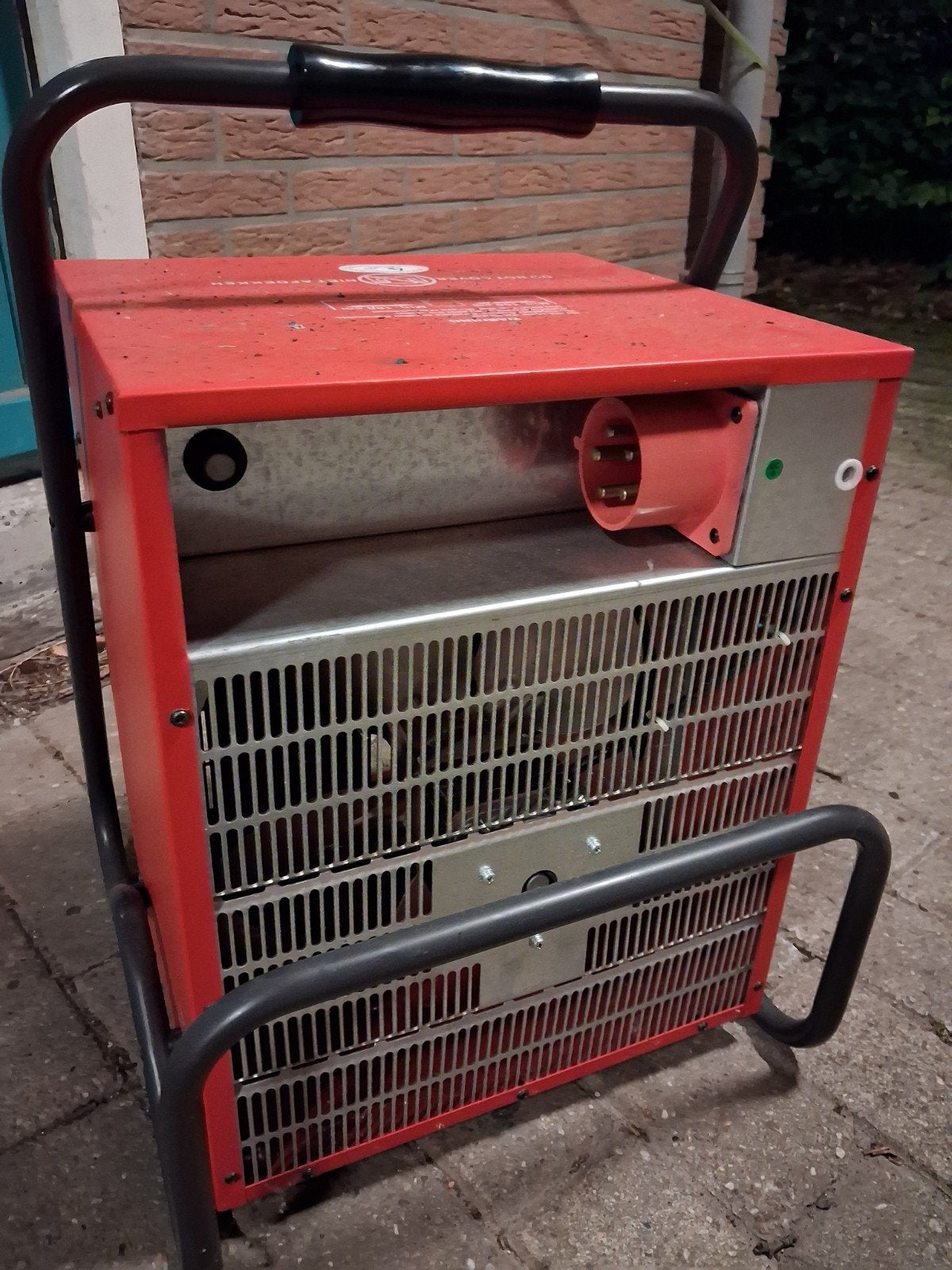 Eurom EK15002 elektrische bouwkachel 15 kW – krachtstroom, 30 tot 80 cm, Gebruikt, Kachel, Minder dan 60 cm