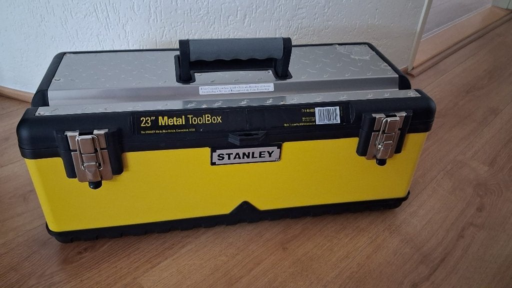 Stanley gereedschapskoffer 23'' inch Metal Toolbox zgan, Ophalen, Zo goed als nieuw