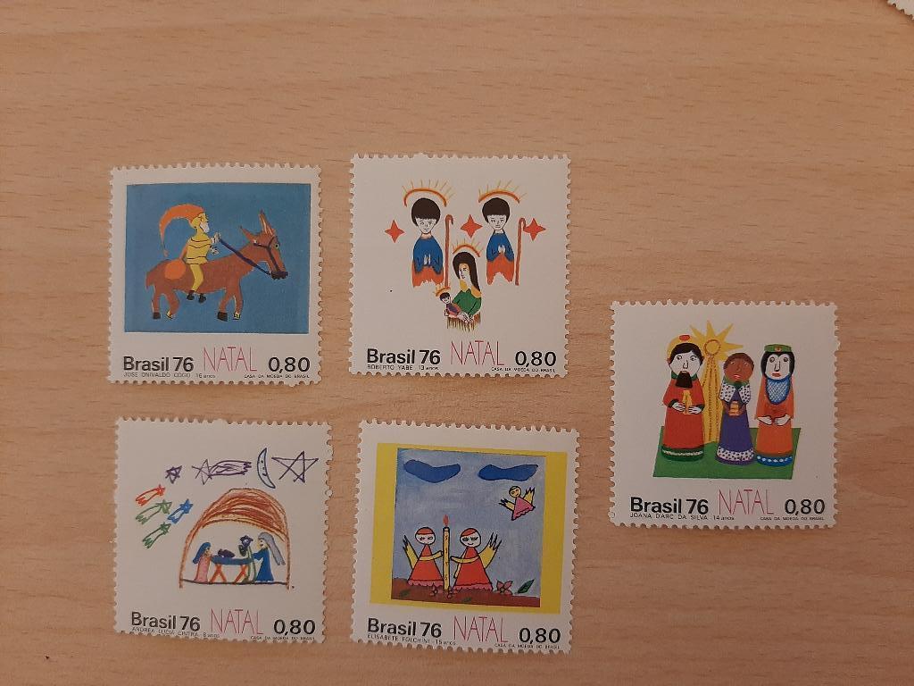 Brazilie Kerstzegels Natal, Verzenden, Postfris, Zuid-Amerika