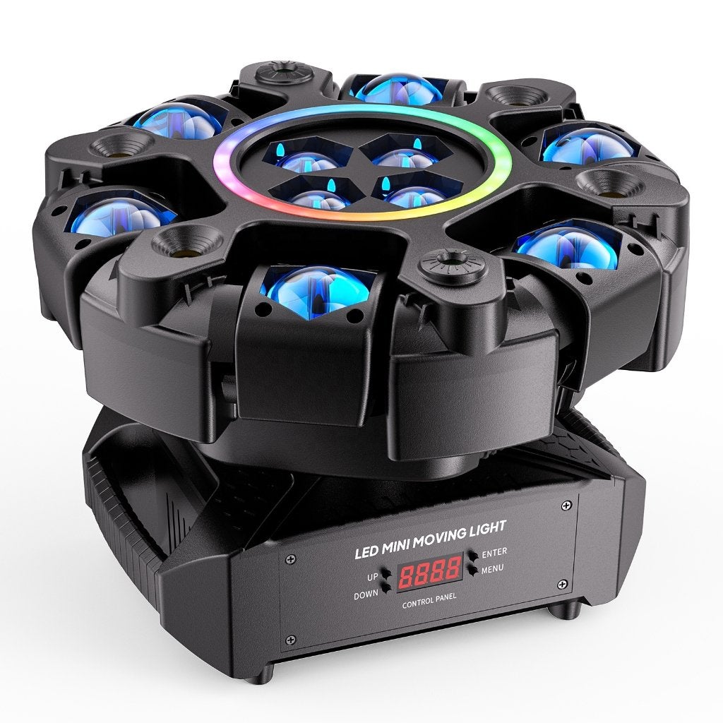 DJLicht 150W LED RGBW Zesarmige Laser Beam Moving Head, Geluidgestuurd, ., Nieuw, Ophalen of Verzenden