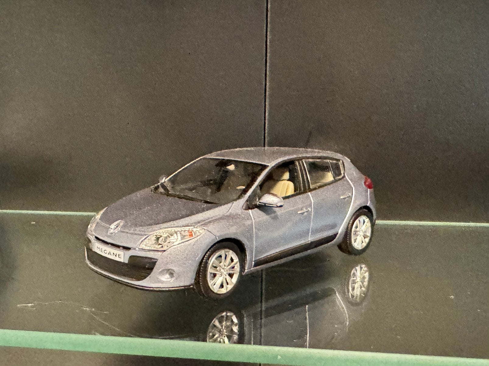 Renault Megane 5-Drs Hatchback 2012 Blauw Norev 1:43, Ophalen of Verzenden, Zo goed als nieuw, Auto, Norev