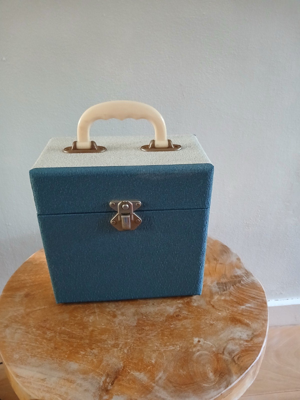 vintage platen koffer, Ophalen of Verzenden, Huis en Inrichting