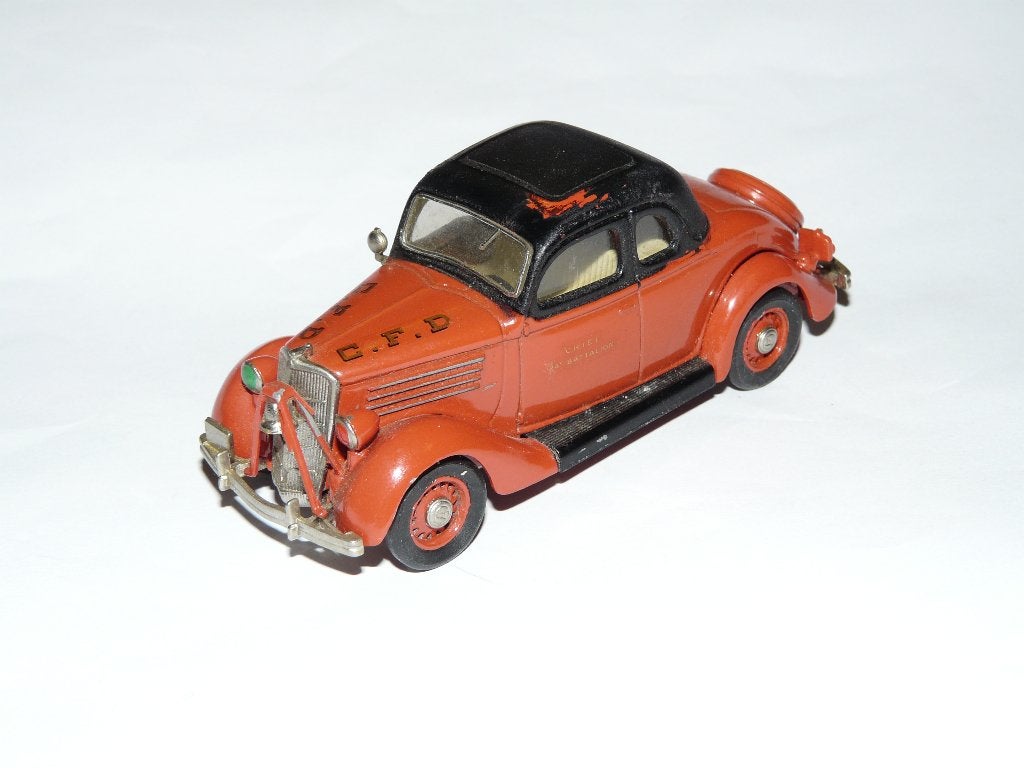 Rextoys Ford V8 1938 Brandweer Geen Dinky, Ophalen, Gebruikt, Auto, Dinky Toys