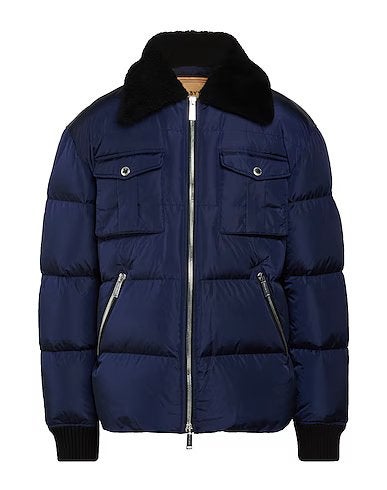 Dsquared2 jas midnight blue puffer jacket, Ophalen, Zo goed als nieuw, Maat 52/54 (L), Blauw