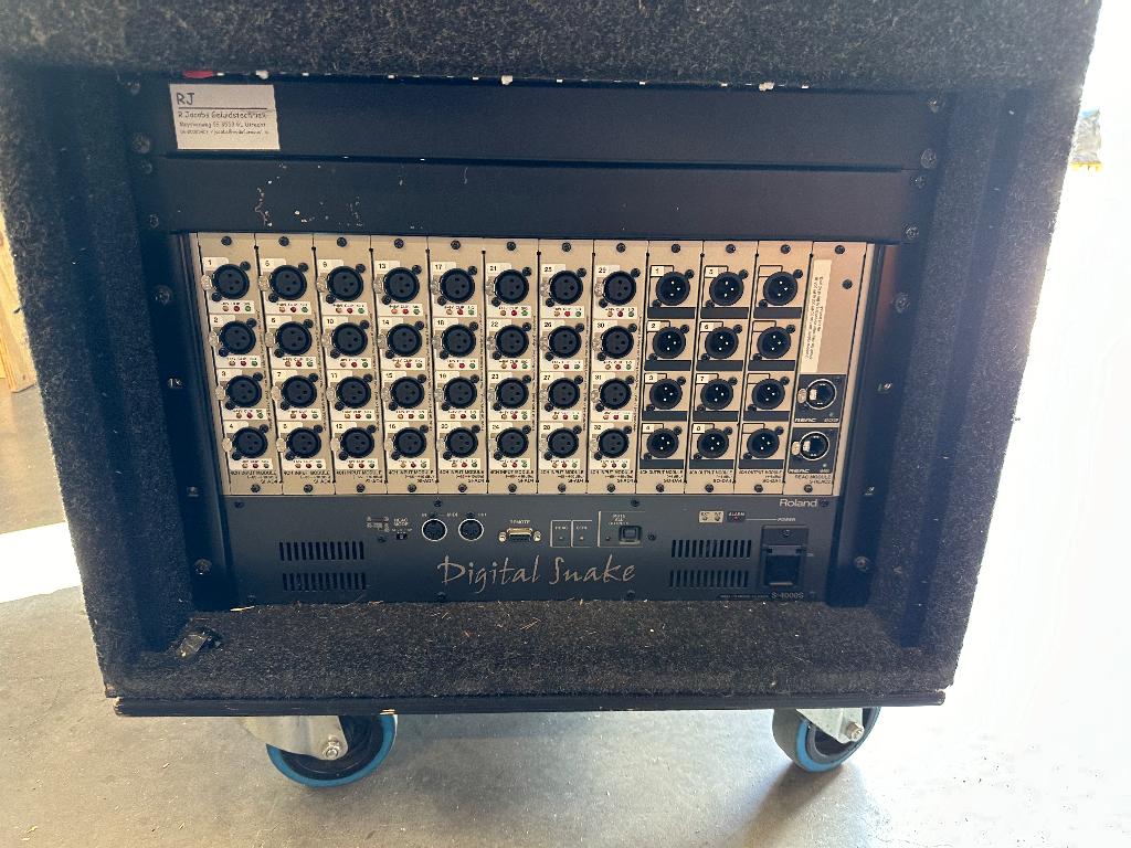 flightcase incl. apparatuur Roland set compleet, Ophalen, Gebruikt, Overige instrumenten, Flightcase