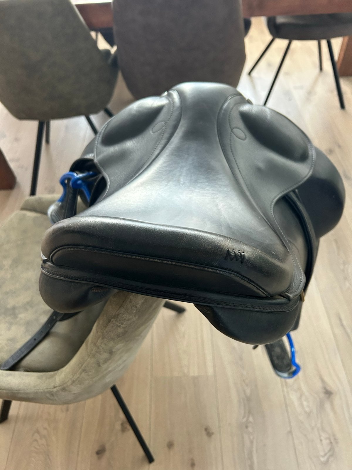 Toldhester zadel 17 inch verwisselbaar kopijzer, Dieren en Toebehoren, Ophalen