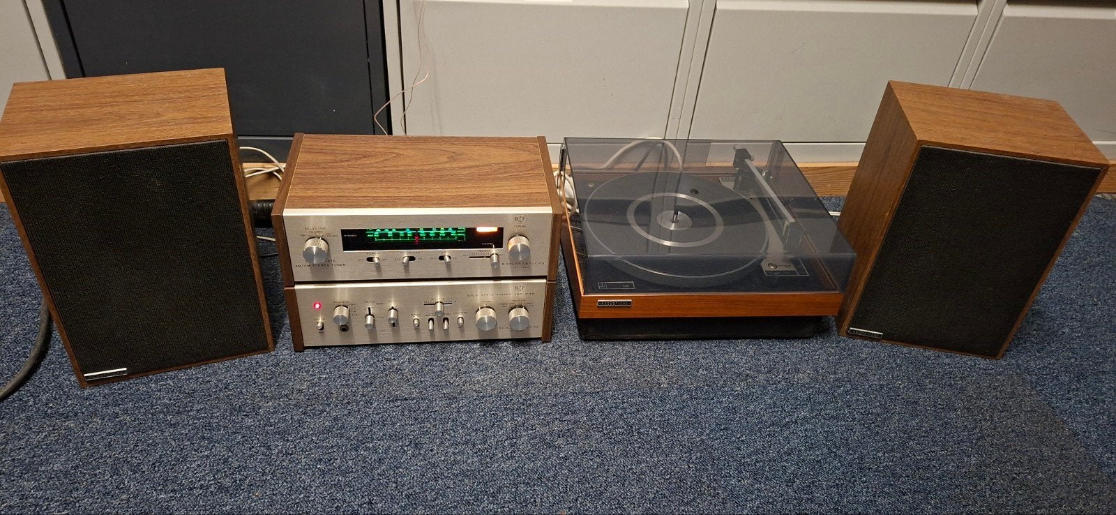 Jaren 70 Vintage  Acoustical Bohland&Fuchs Versterker Tuner, Ophalen of Verzenden, Tuner of Radio, Overige merken, Losse componenten
