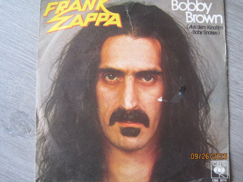 Frank Zappa   -   Bobby brown, Cd's en Dvd's, Fotohoes, 7 inch, Ophalen of Verzenden, Zo goed als nieuw