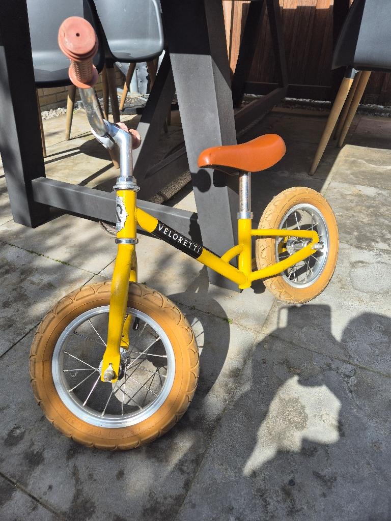 Veloretti loopfiets (geel), Ophalen, Gebruikt, Loopfiets