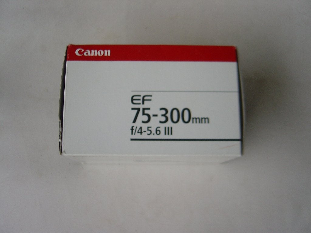 Canon Lens EF 75-300 F/4-5.6 iii, Audio, Tv en Foto, Ophalen of Verzenden, Zo goed als nieuw, Canon, Standaardlens