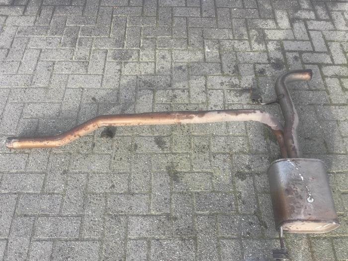 Uitlaat Einddemper van een Alfa Romeo Giulia, Gebruikt, -, Verzenden, -