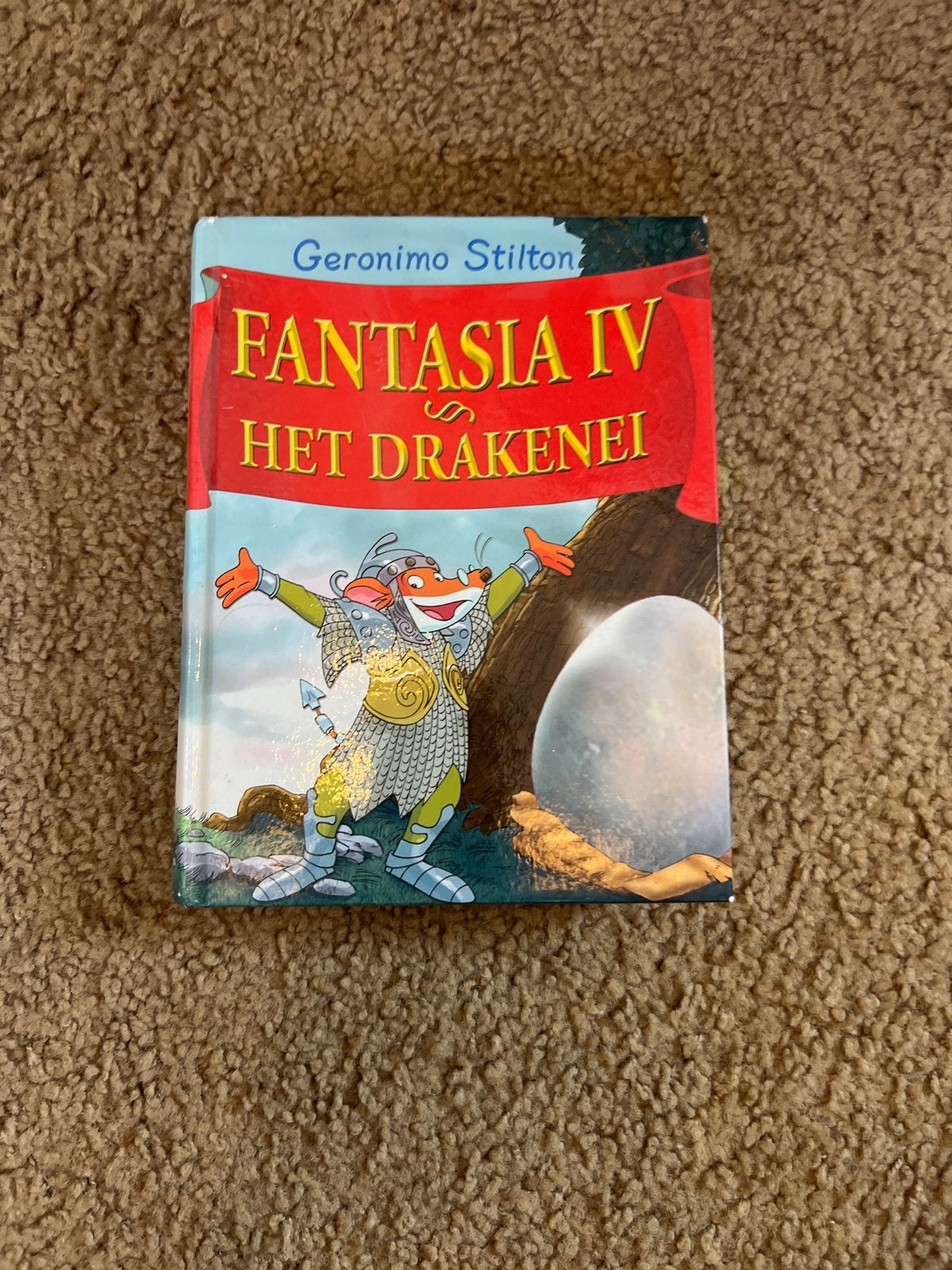 Geronimo Stilton - Fantasia IV: Het Drakenei, Ophalen of Verzenden, Gelezen, Sprookjes