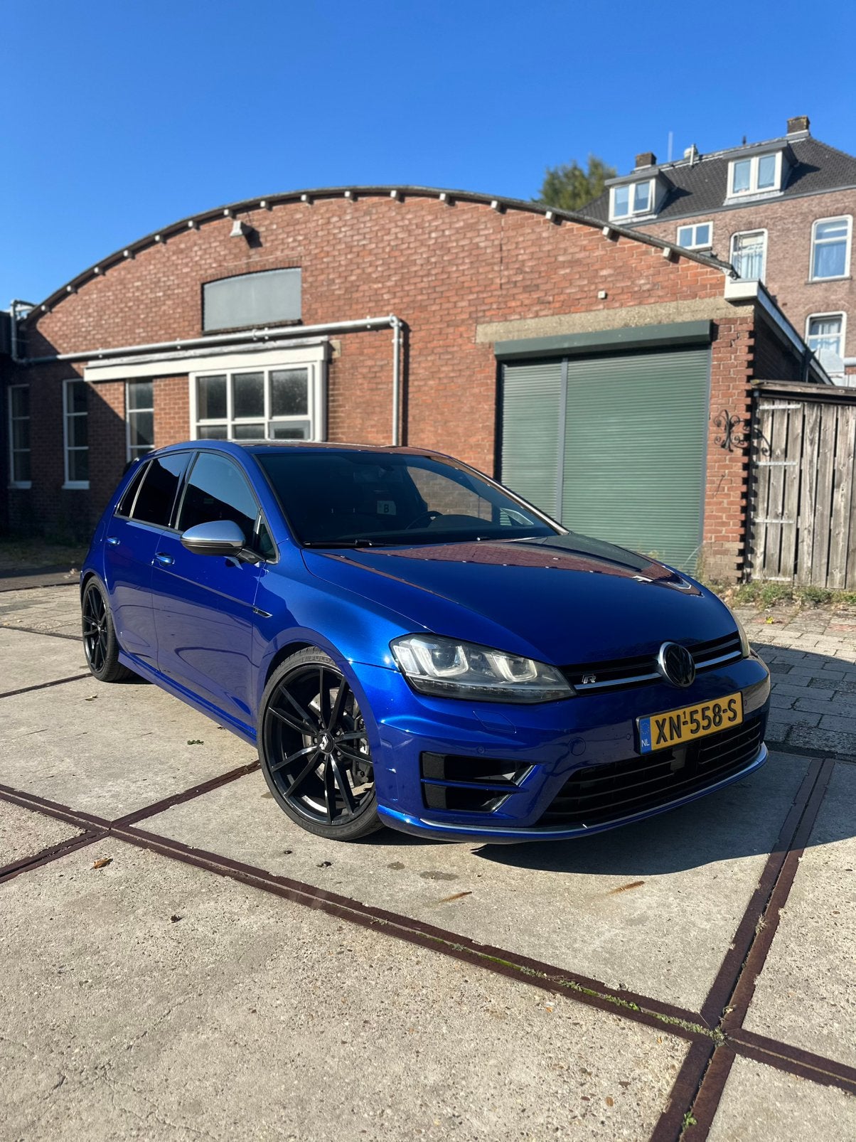 Volkswagen Golf 7R 2.0 TSI 300pk 4Motion 5D DSG 2016 Blauw, Auto's, Automaat, 4 cilinders, 1984 cc, Blauw