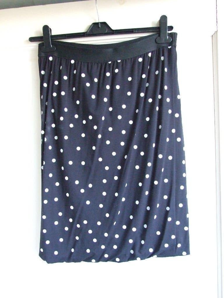 Marccain nieuwe zwarte rok met witte dots N4 40, Maat 38/40 (M), Zwart, Nieuw, Ophalen of Verzenden