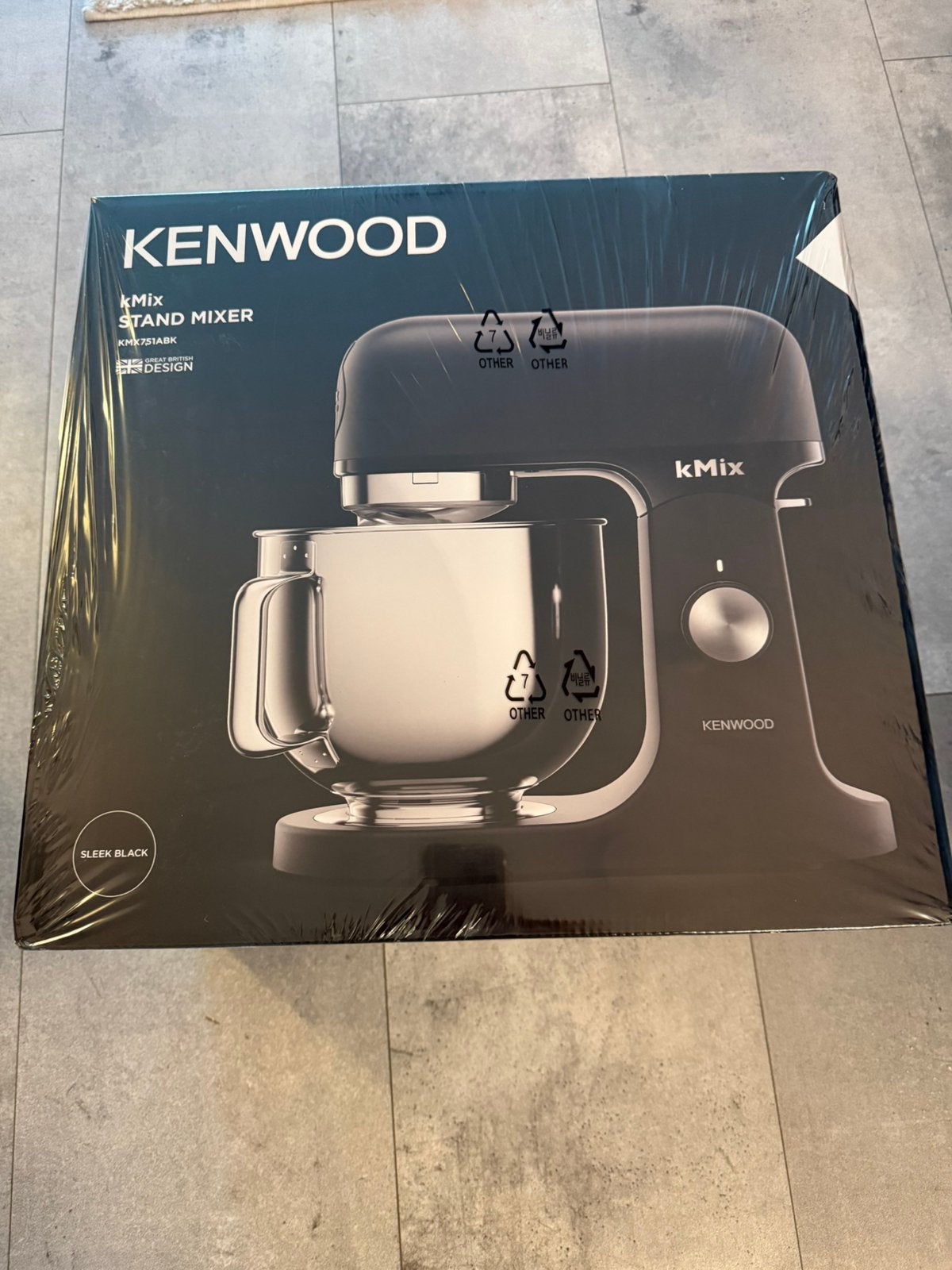 Kenwood kMix KMX751ABK Zwart - gesealed!!, 4 liter of meer, Ophalen of Verzenden, Nieuw, 3 snelheden of meer