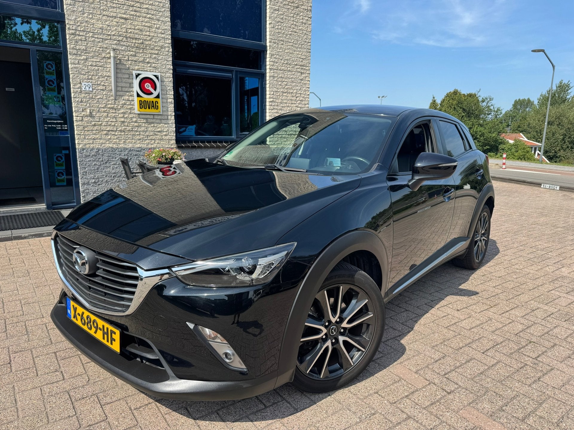 Mazda CX-3 2.0 SkyActiv-G 120 GT-M- automaat-leer-headup, 1998 cc, 4 cilinders, Zwart, Leder
