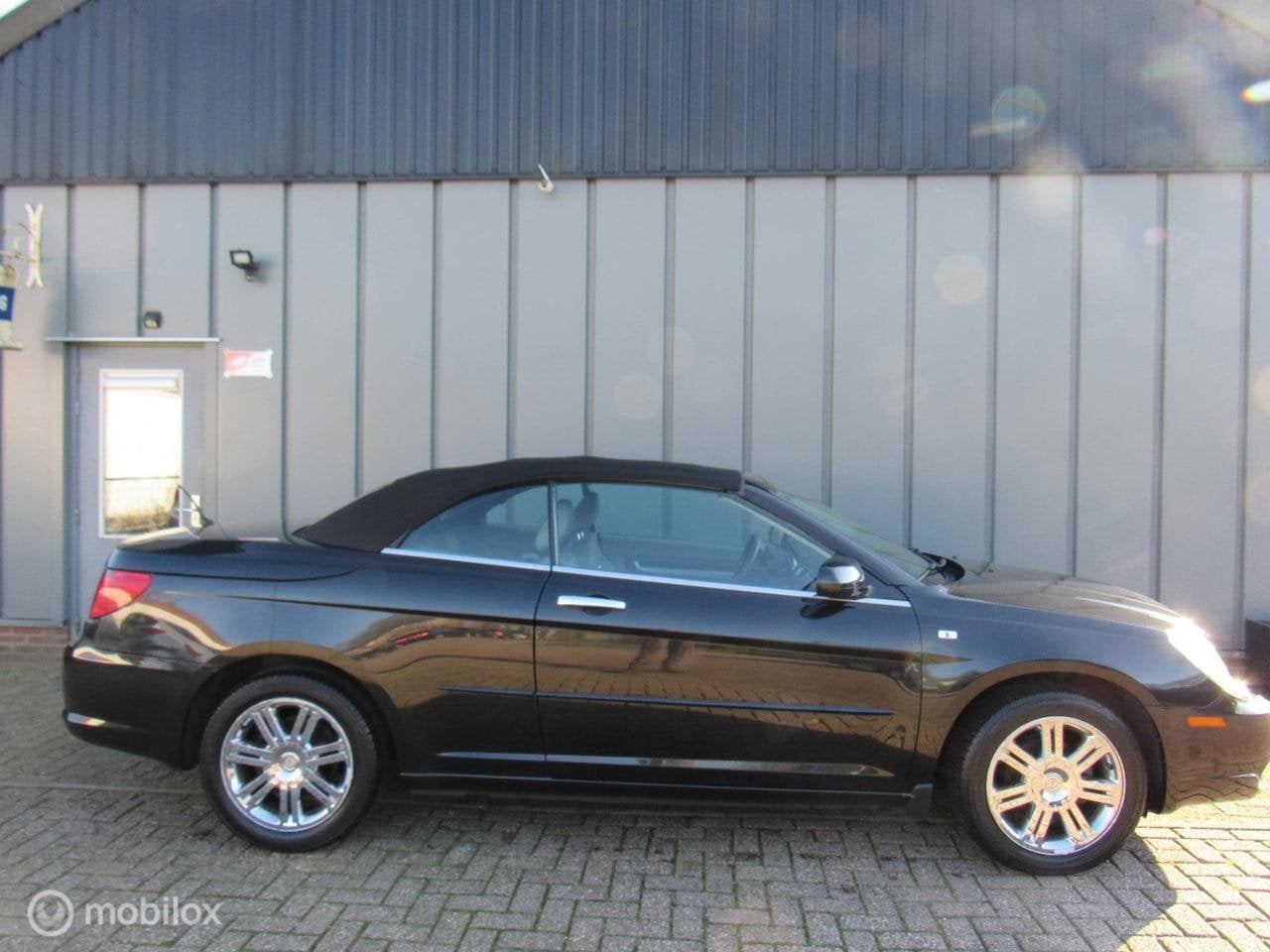 Chrysler Sebring Cabrio 2.0 CRD Limited Airco - Cruise - Led, Auto's, Chrysler, Voorwielaandrijving, Cabriolet, Zwart, Leder