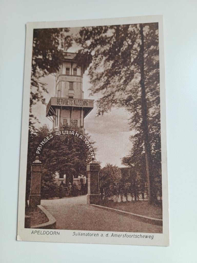 Ansichtkaart Apeldoorn Julianatoren, Verzamelen, Ophalen of Verzenden, 1920 tot 1940, Ongelopen, Gelderland