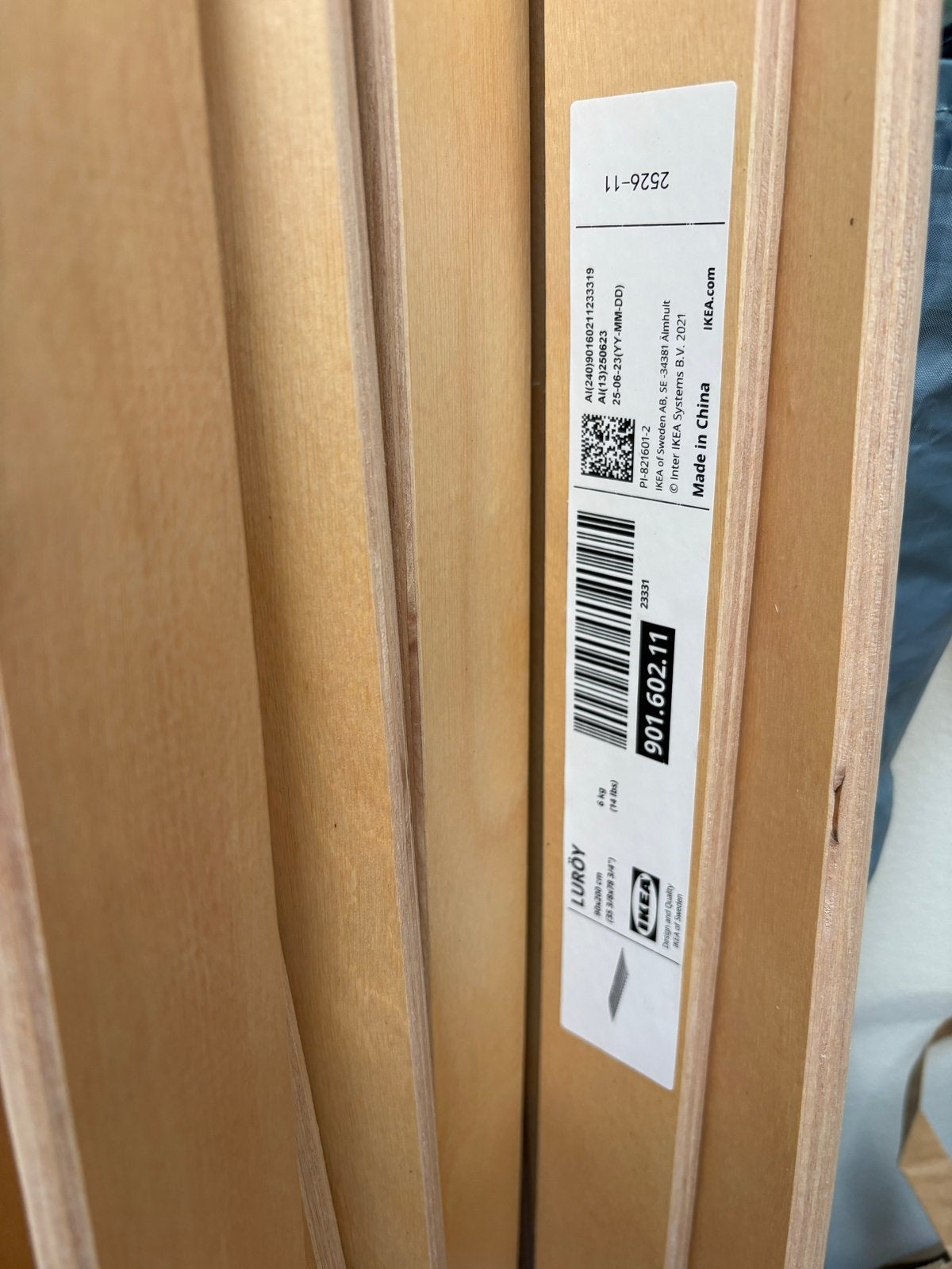 IKEA LURÖY lattenbodem 90x200 cm, Huis en Inrichting, 90 cm, Nieuw, Ophalen of Verzenden, 200 cm