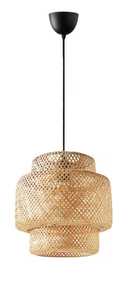 Ikea Sinnerlig lamp 27cm, Ophalen, Bamboe, Natuurlijk materiaal, E27 (groot)