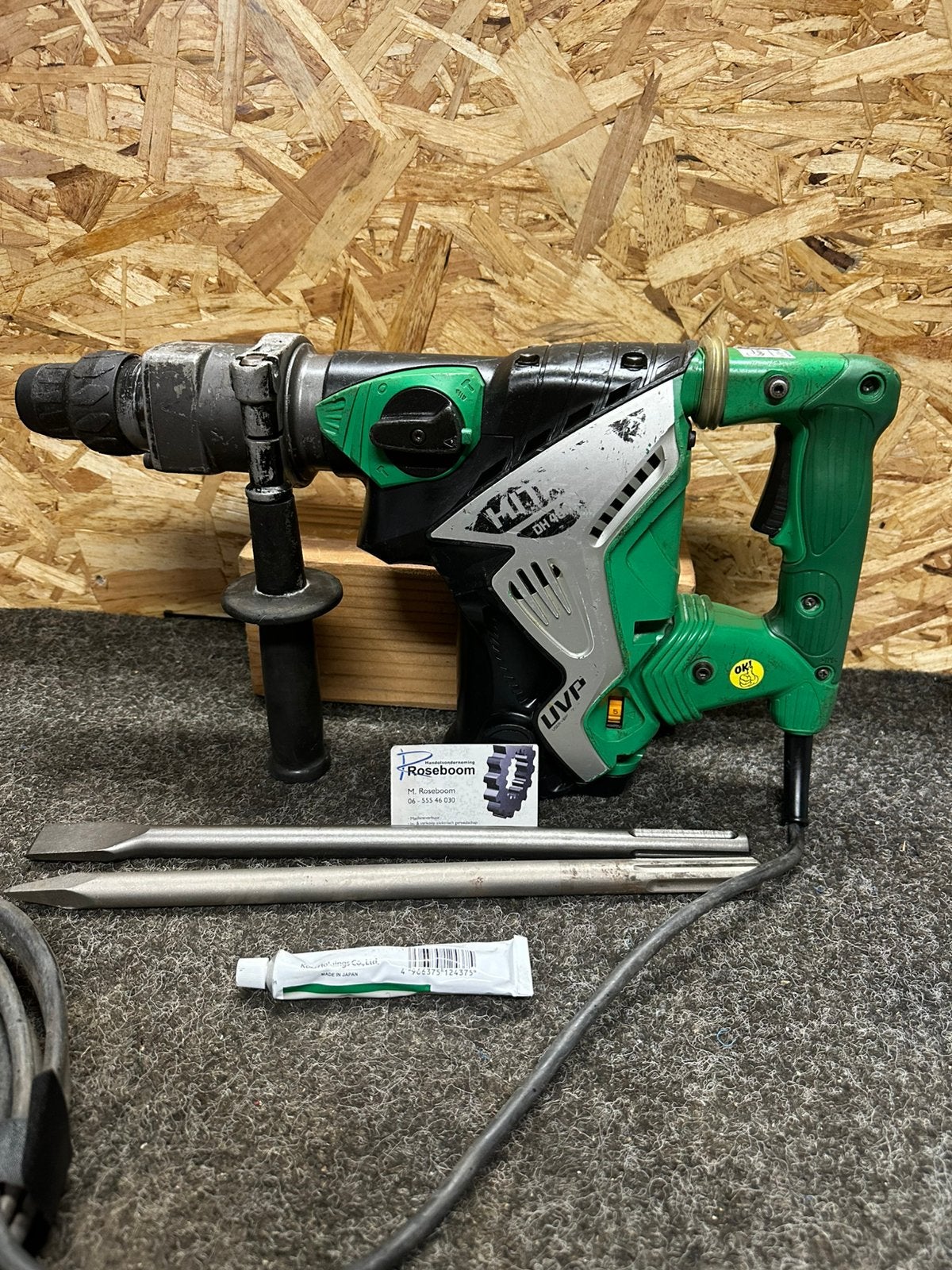 Hitachi combi breekhamer s.d.s max type DH40MRY werkt prima, Doe-het-zelf en Verbouw, Ophalen, Gebruikt, Boor- en/of Breekhamer
