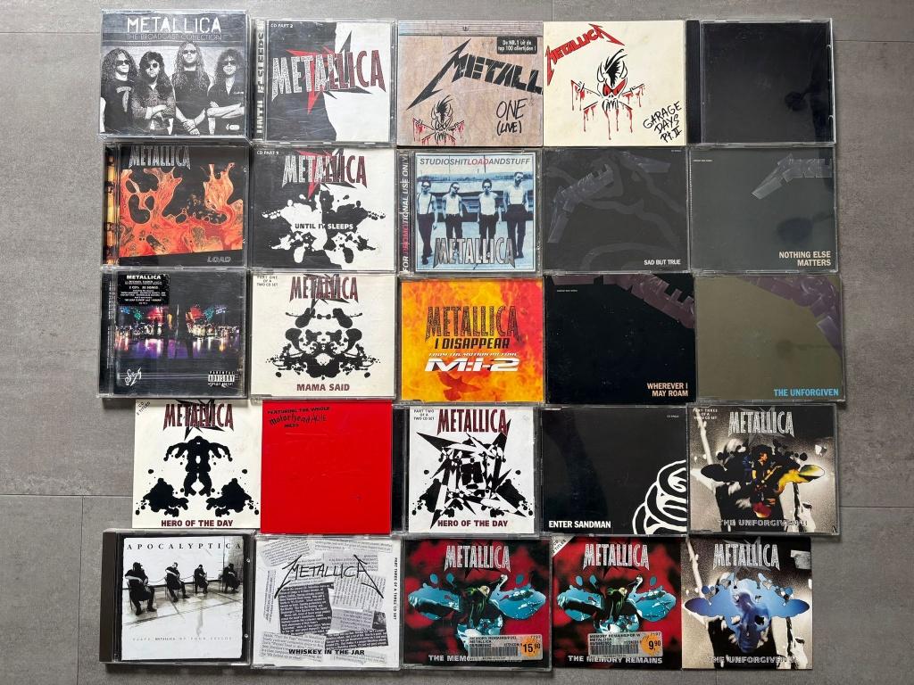 Metallica 23x cd - Garage Pt. 2, Disappear, Studioshit, Sad, Ophalen of Verzenden, Gebruikt