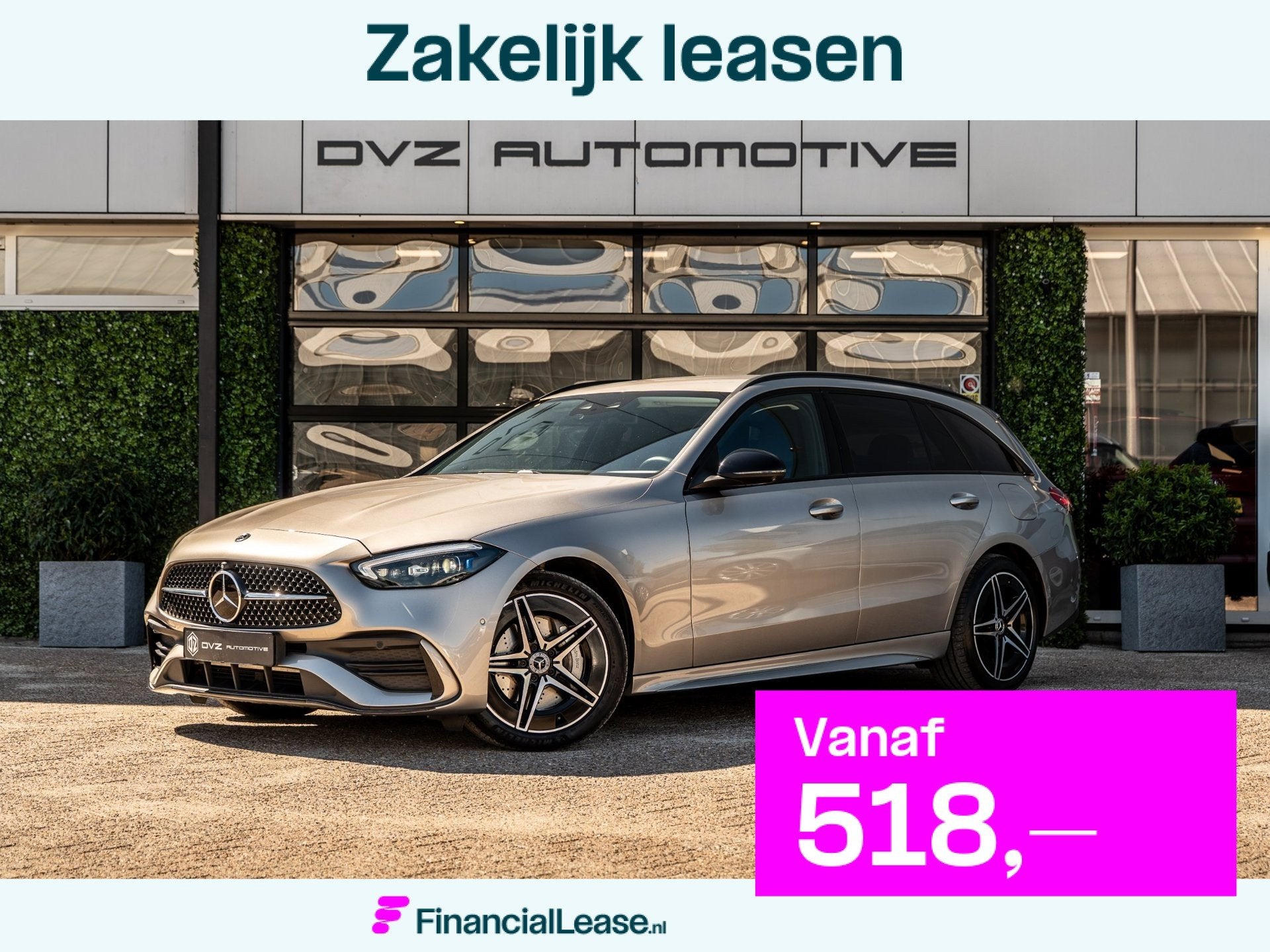 Mercedes-Benz C-klasse Estate 300 e AMG Line | Night | 360 C, Achterwielaandrijving, Zwart, 4 cilinders, Met garantie (alle)