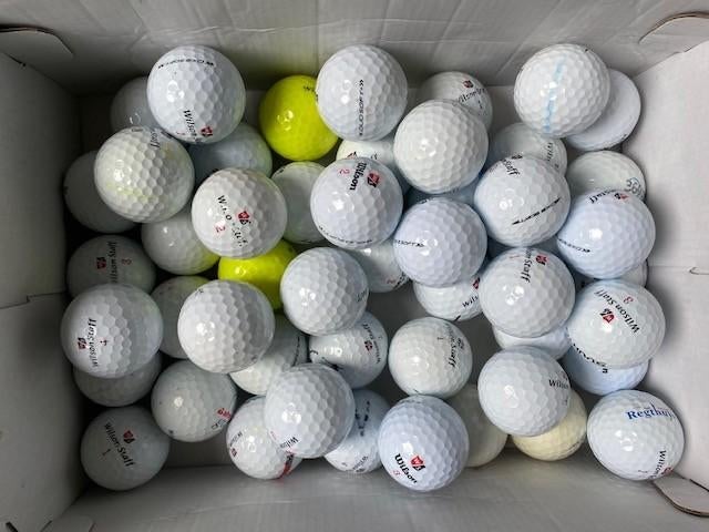 Golfballen; 50 lakeballs Wilson Staff, Ophalen of Verzenden, Gebruikt, Bal(len)