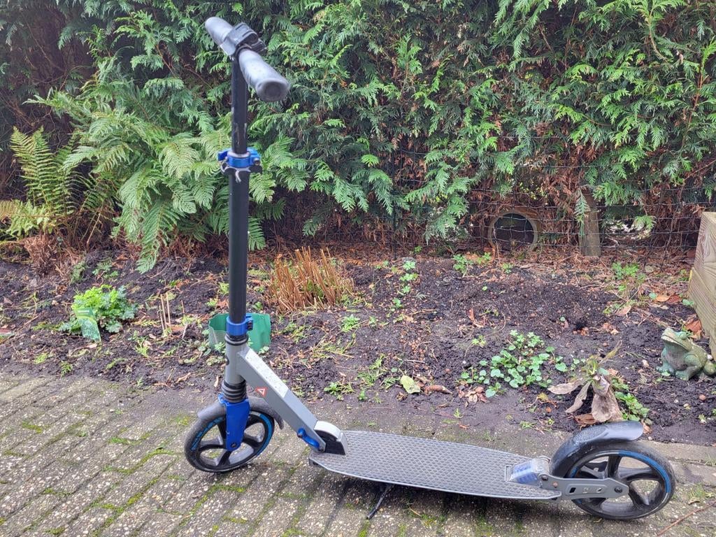 Crivit inklapbaar step grijs blauw, Fietsen en Brommers, Steps, Ophalen, Gebruikt, Gewone step