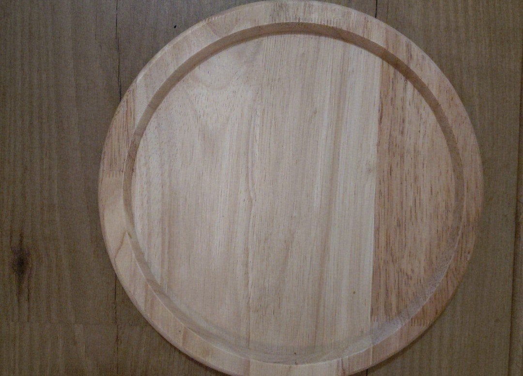 Mooi houten onderbord, Ophalen, Onderbord