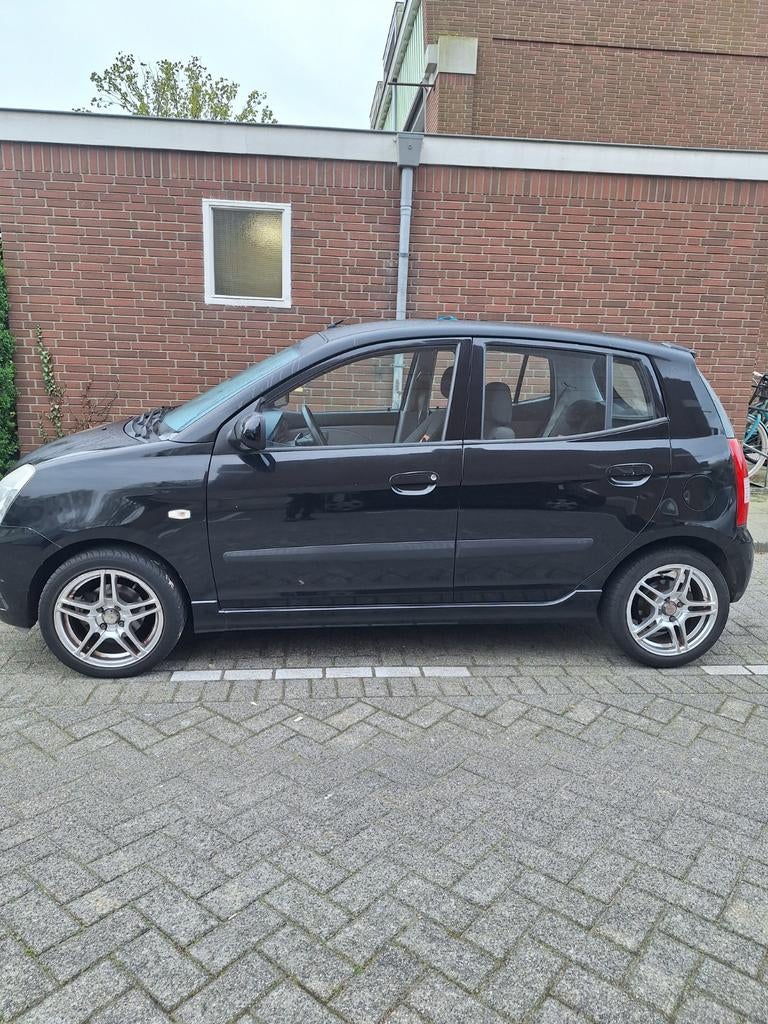 Kia Picanto 1.0 2007 Zwart, Ophalen of Verzenden, Zwart
