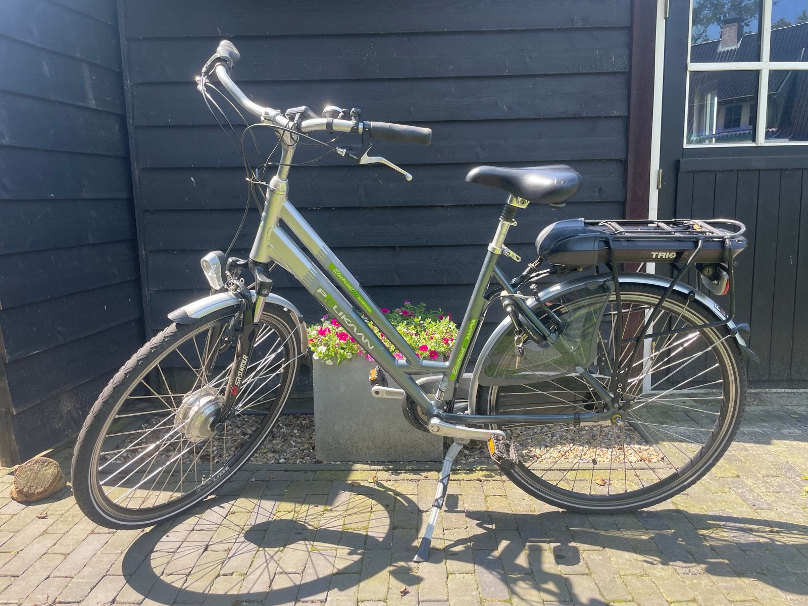 Elektrische fiets met “defecte” accu, Fietsen en Brommers, Minder dan 30 km per accu, Gebruikt, 51 tot 55 cm, Ophalen