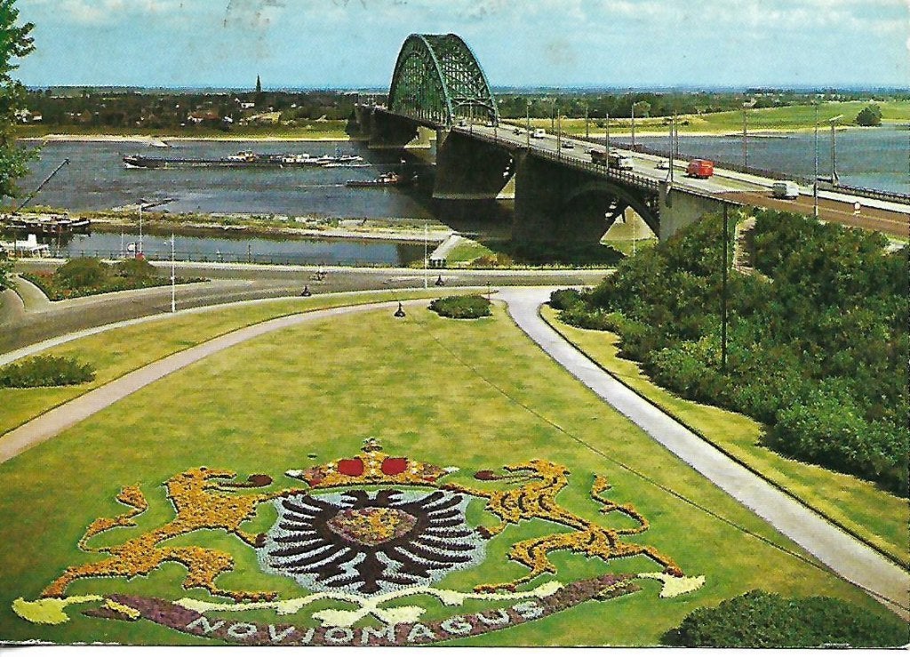 Nijmegen- -Waalbrug., Verzenden, 1960 tot 1980, Gelopen, Gelderland