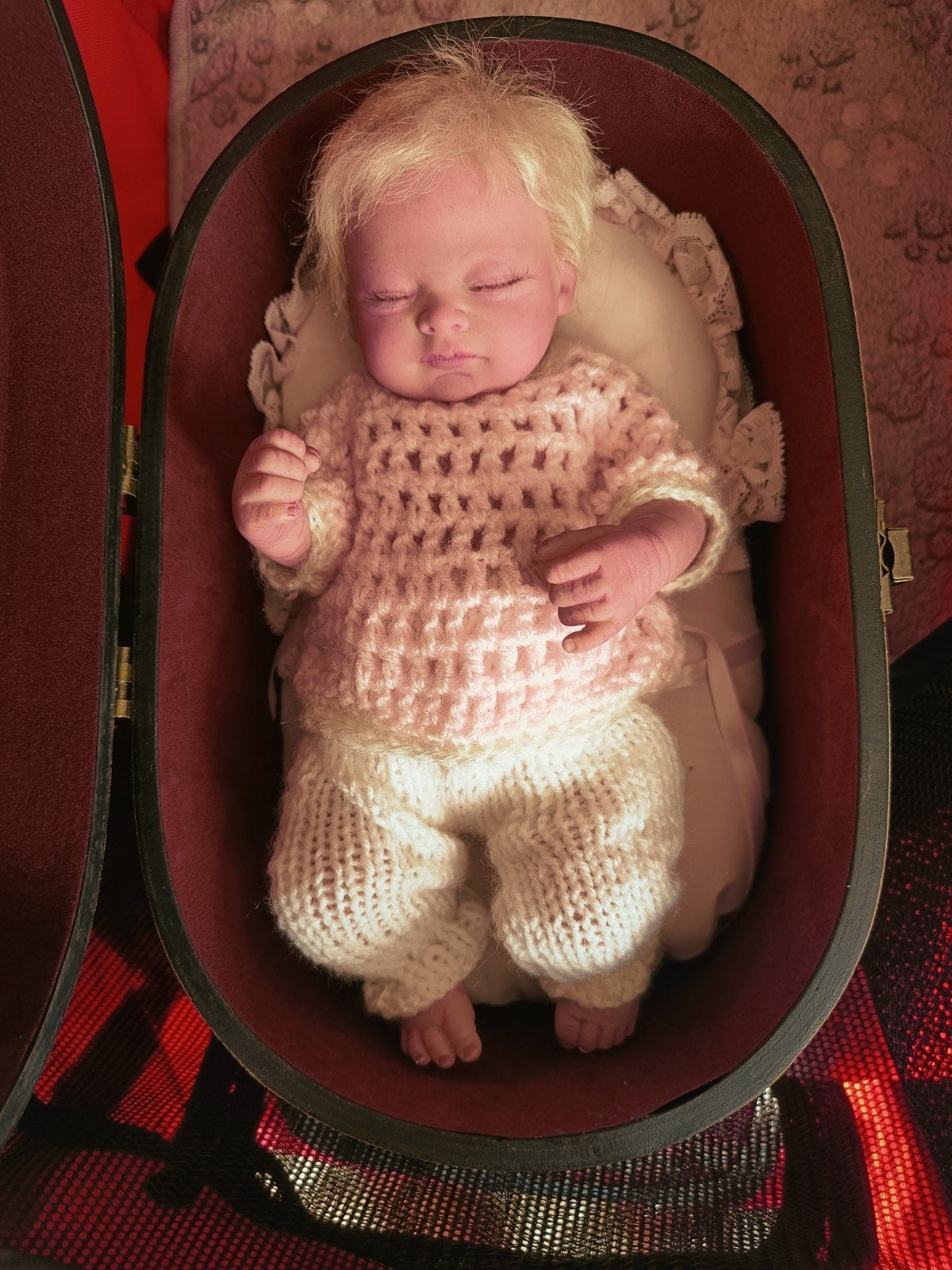 Kleine reborn, 25 cm., Ophalen of Verzenden, Pop