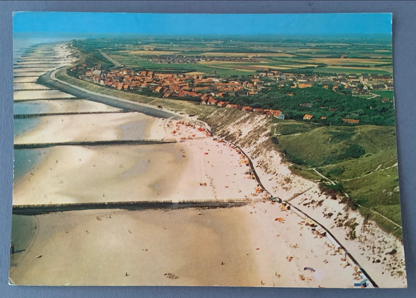 Zoutelande luchtfoto, Verzenden, 1960 tot 1980, Gelopen, Zeeland
